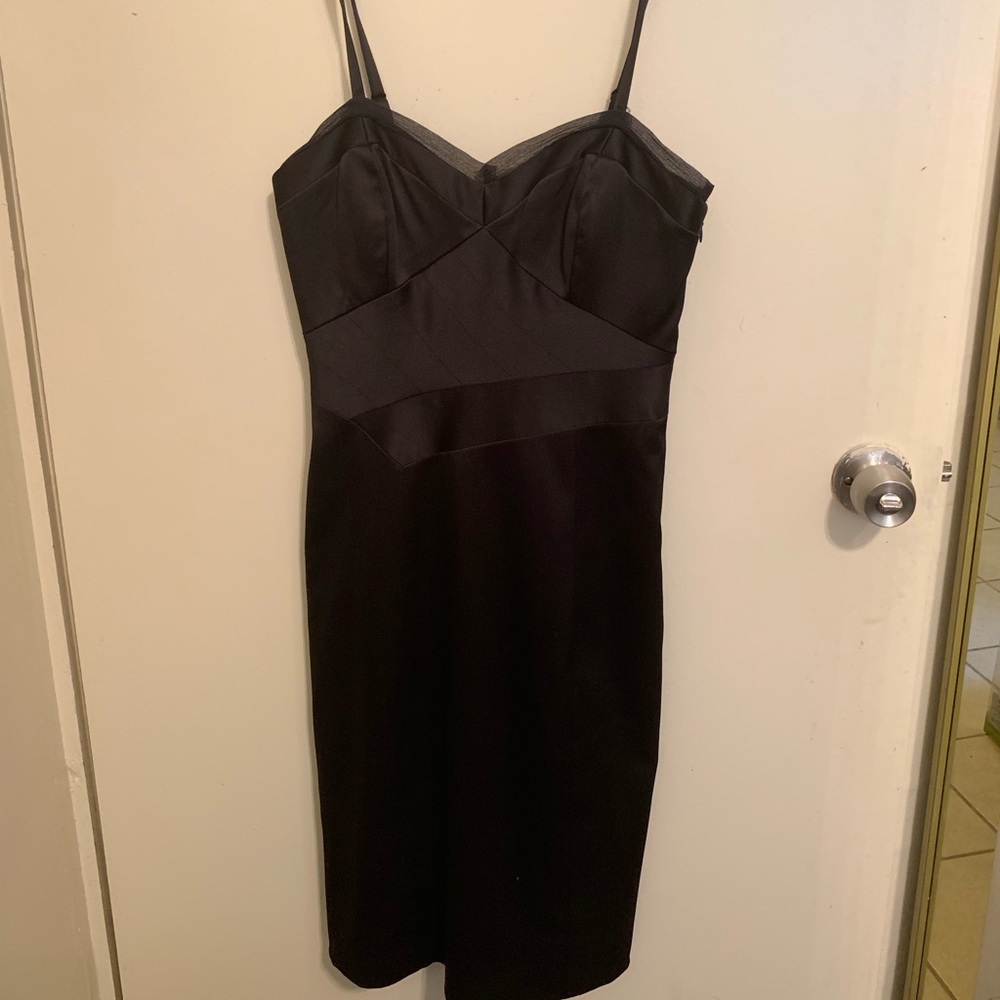 Sleek black dress